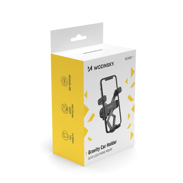 Wozinsky Wozinsky Gravity Bilhållare luftventil - Svart