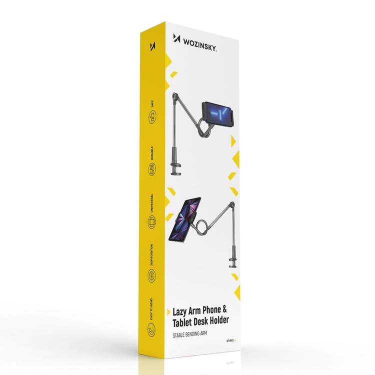Wozinsky Wozinsky Long Flexibel Telefon Och Surfplatta Hållare - Svart