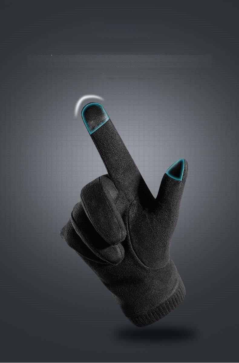 OEM Suede Touchvantar / Handskar - Medium - Brun