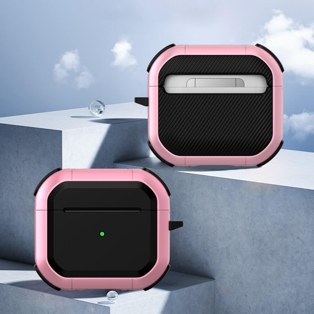 OEM Eggshell Shockproof Skal till Apple Airpods Pro - Rosa