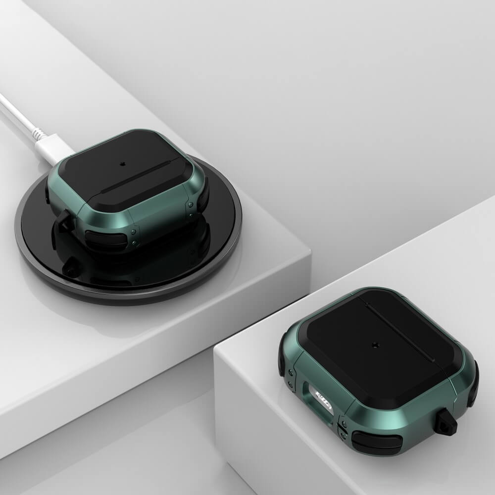 OEM Eggshell Shockproof Skal till Apple Airpods 3 - Mörkblå