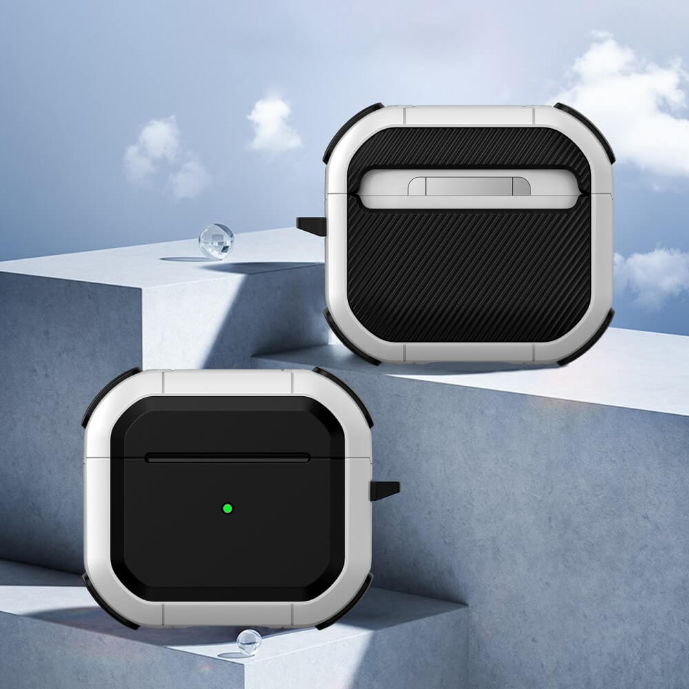 OEM Eggshell Shockproof Skal till Apple Airpods 3 - Vit