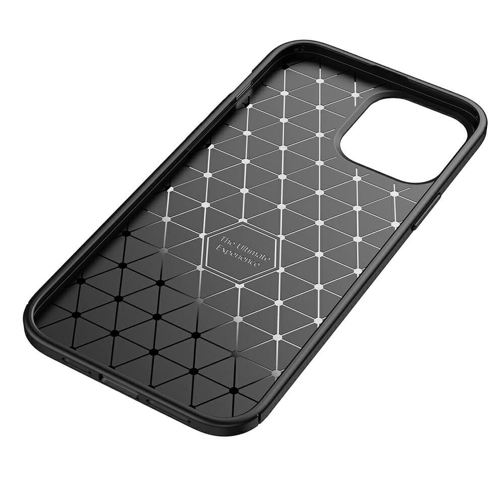 OEM Carbon Fiber Mobilskal till Apple iPhone 13 Pro - Blå