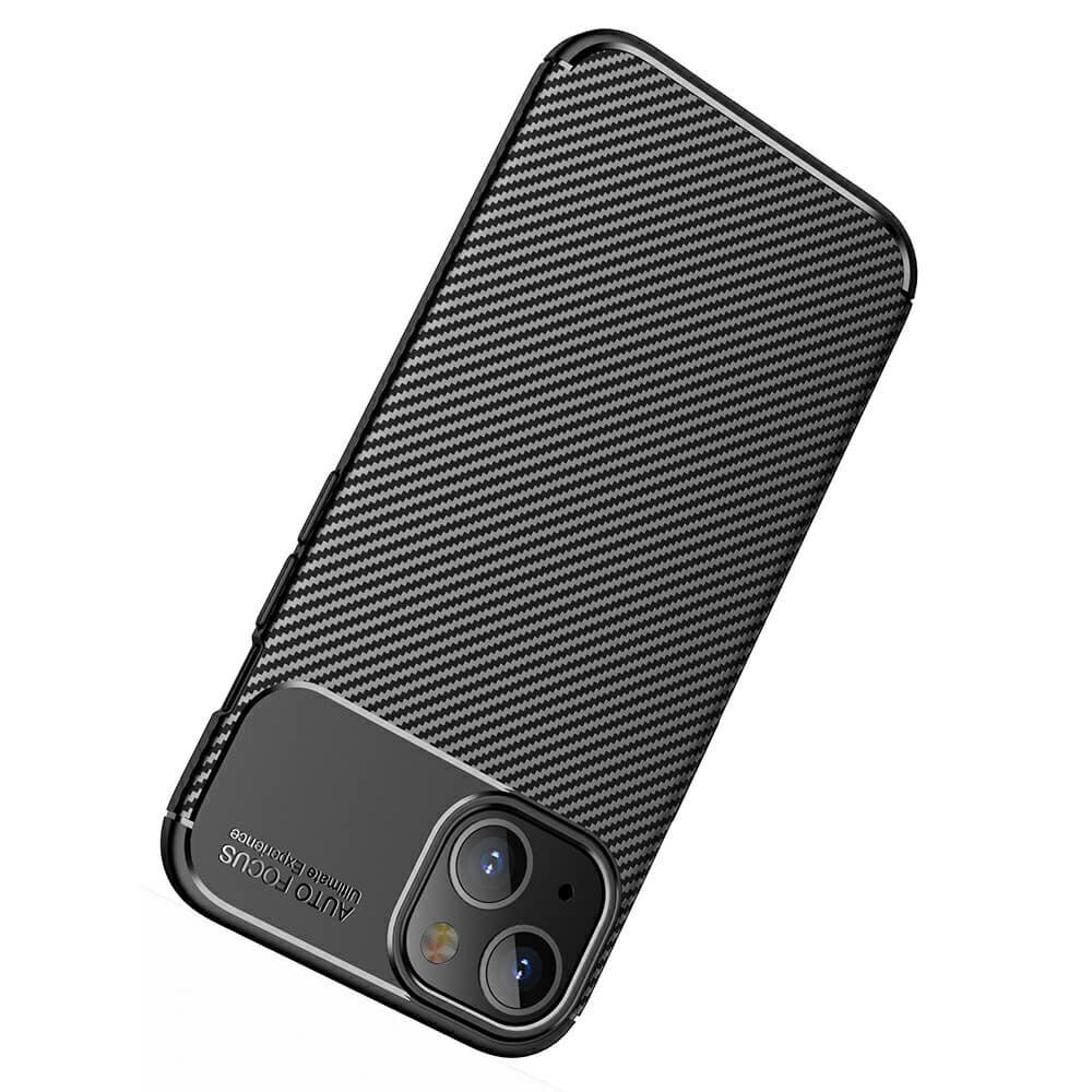OEM Carbon Fiber mobilskal till Apple iPhone 13 Mini - Svart