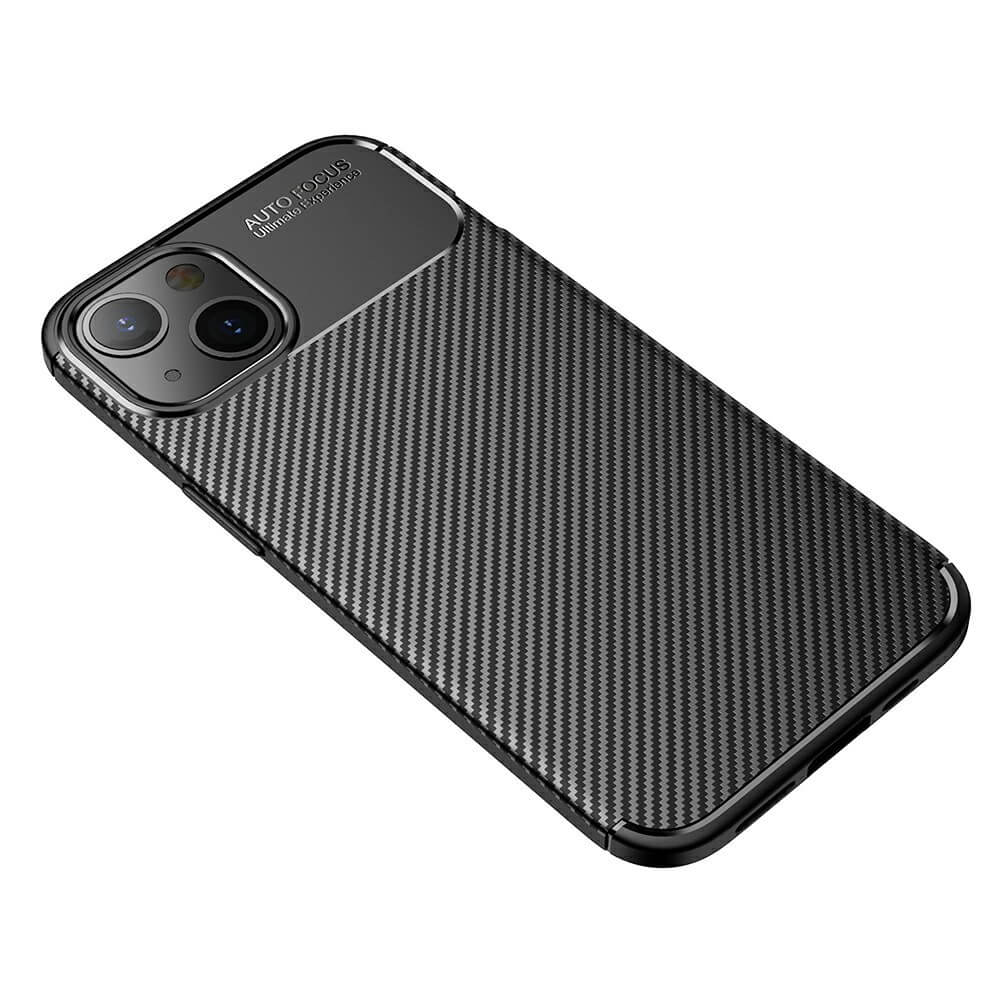 OEM Carbon Fiber mobilskal till Apple iPhone 13 Mini - Svart