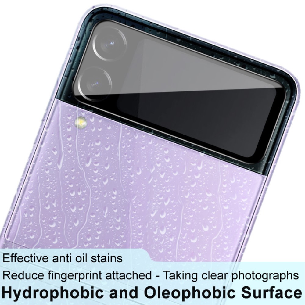 OEM IMAK Kameralinsskydd i Härdat Glas Samsung Z Flip 3 - Svart