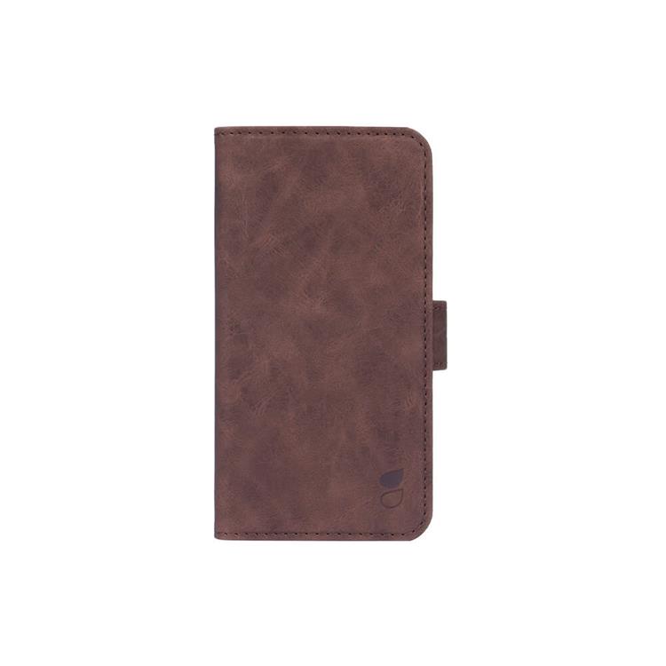 GEAR GEAR Mobilfodral Nubuck PU iPhone 11 - Brun