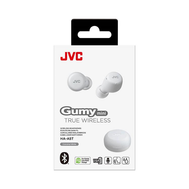 JVC JVC Hörlurar In-Ear True Wireless Gumy Mini HA-A5T - Vit