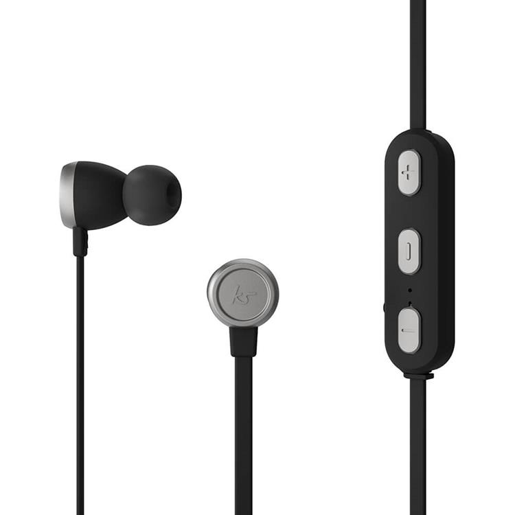 Kitsound KITSOUND Hörlurar Hudson Sport In-Ear Trådlös - Silver