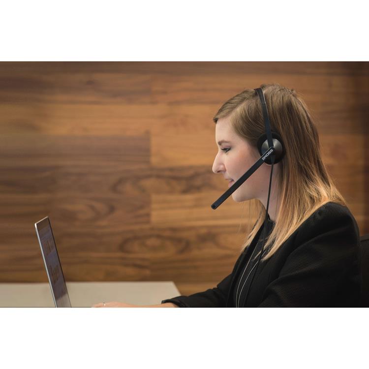 Koss KOSS Headset CS200-USB On-Ear Mic - Svart