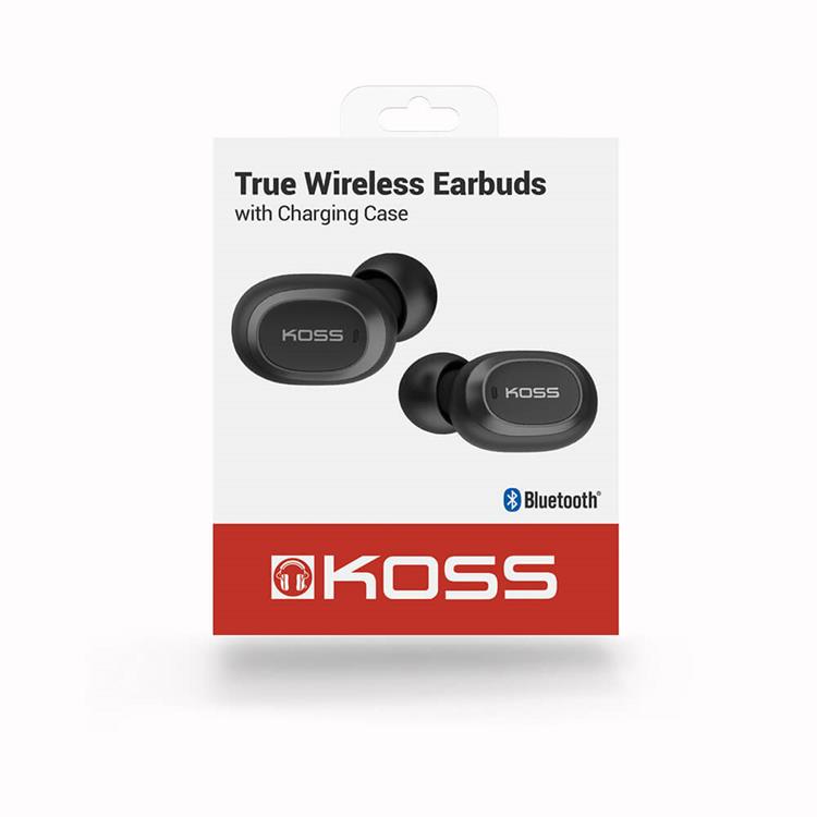 Koss KOSS Hörlurar In-Ear TWS250i Trådlös True Wireless Mic - Svart