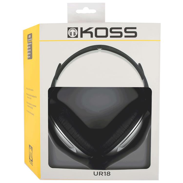 Koss KOSS Hörlurar UR18 Over-Ear - Silver