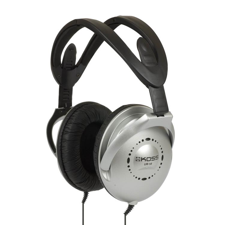 Koss KOSS Hörlurar UR18 Over-Ear - Silver
