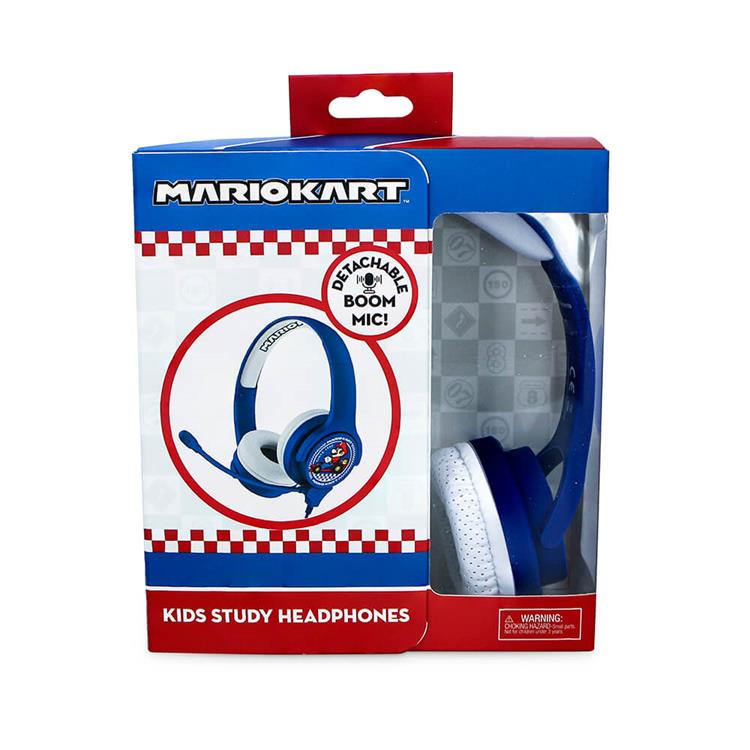 MarioKart MarioKart Interaktiv Hörlurar/Headset On-Ear 85/94dB Bom-Mikrofon - Blå