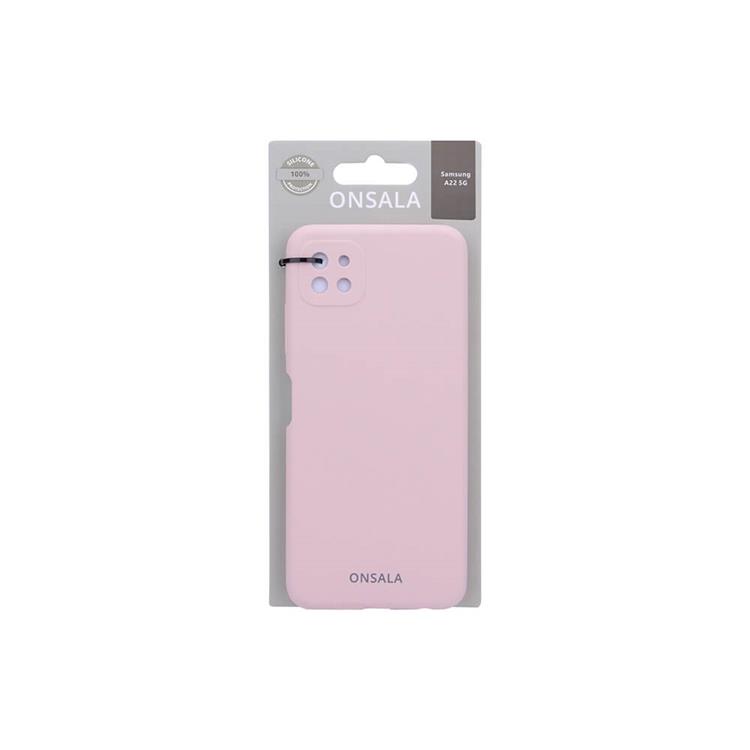 Onsala ONSALA Mobilskal Silikon Samsung A22 5G - Sand Rosa