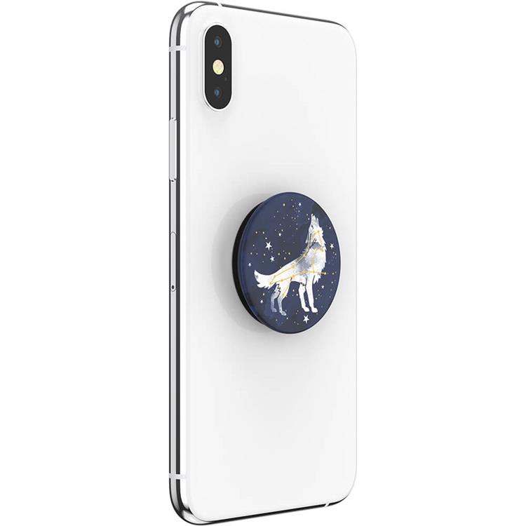 PopSockets POPSOCKETS Sirius Wolf Avtagbart Grip med Ställfunktion