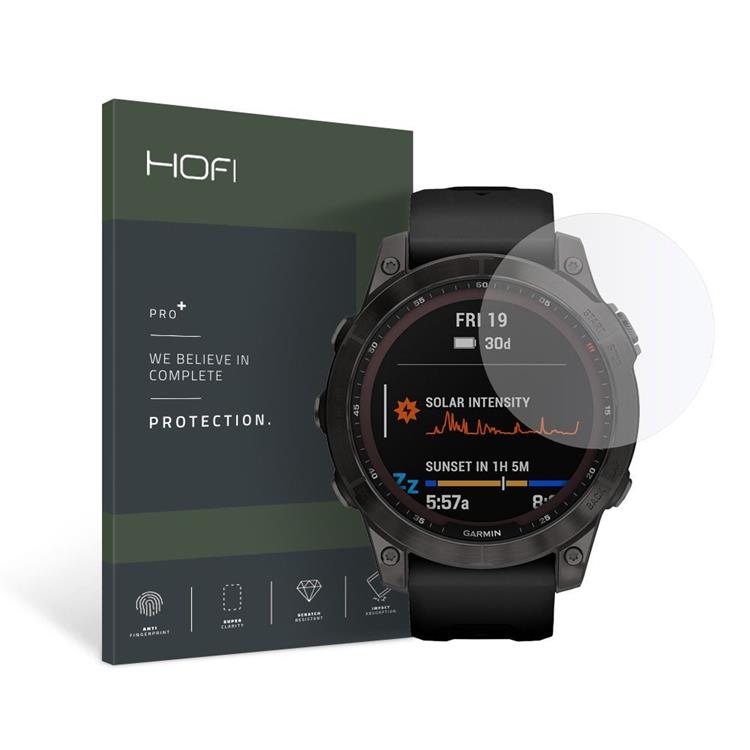 Hofi Hofi Pro Plus Härdat Glas Skärmskydd Garmin Fenix 7 - Clear