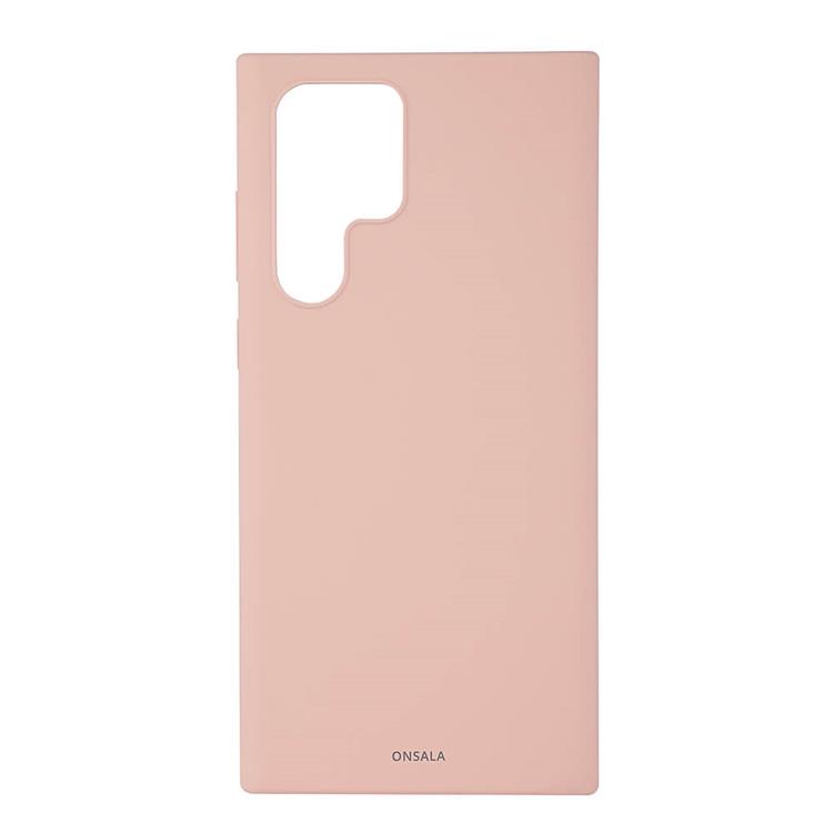Onsala Onsala Silikon Skal Galaxy S22 Ultra - Sand Rosa