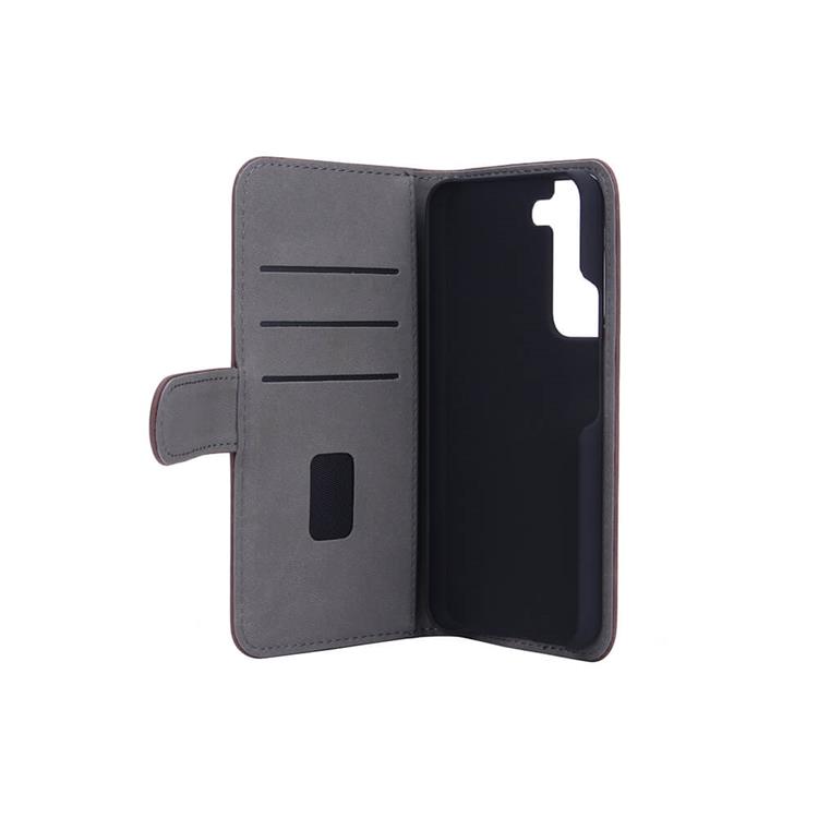 GEAR GEAR Nubuck PU Mobilfodral Galaxy S22 Plus - Brun
