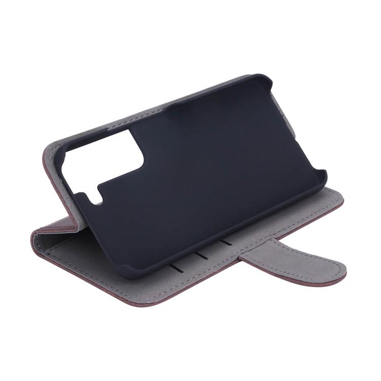 GEAR GEAR Nubuck PU Mobilfodral Galaxy S22 Plus - Brun