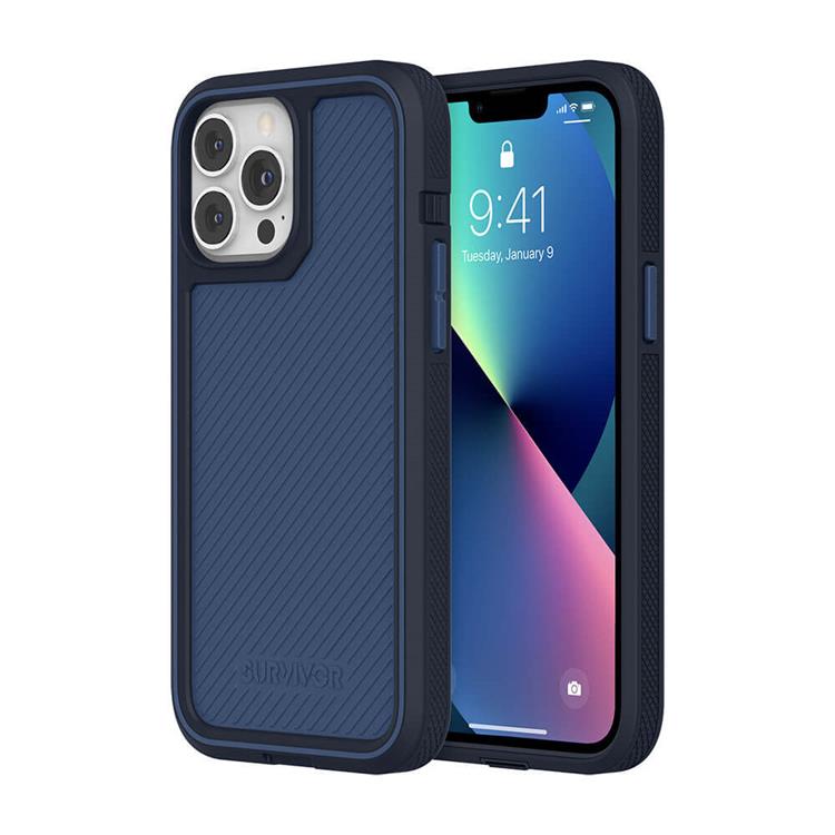 SURVIVOR Survivor At Earth MagSafe Skal iPhone 13 Pro Max - Storm Blå