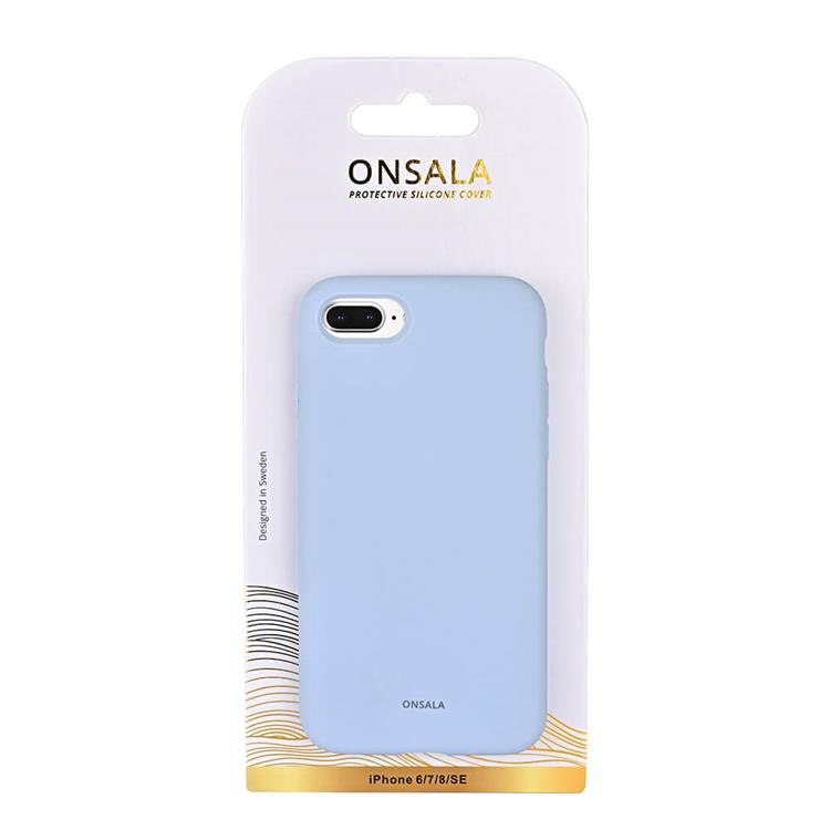 Onsala Onsala Mobilskal Silikon iPhone 7/8/SE 2020 - Ljusblå