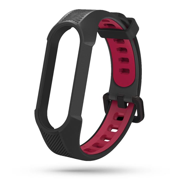 Tech-Protect Tech-Protect Armour Xiaomi Mi Smart Band 5/6/6 NFC - Svart/Röd