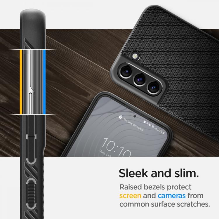 Spigen Spigen Liquid Air Skal Galaxy S22 - Matte Svart