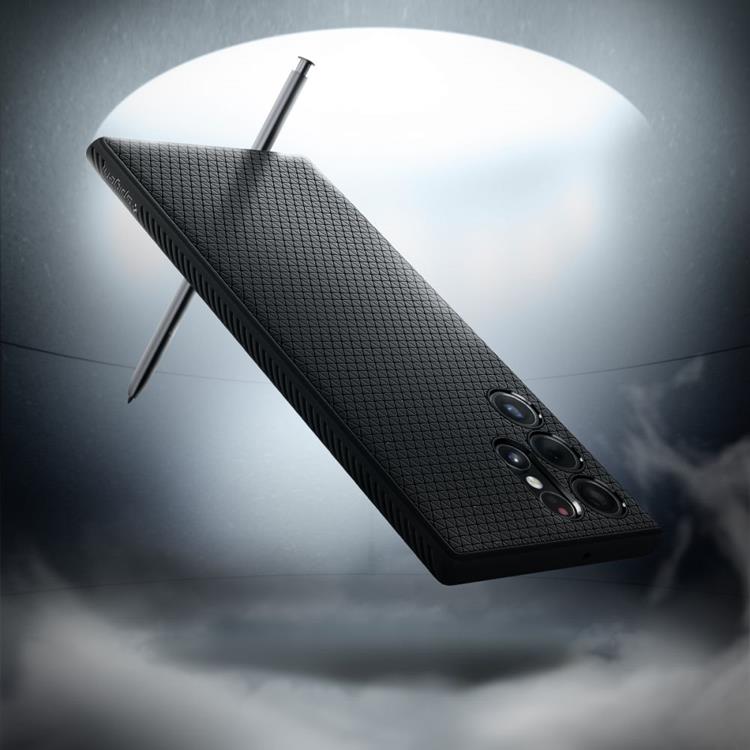 Spigen Spigen Liquid Air Skal Galaxy S22 Ultra - Matte Svart