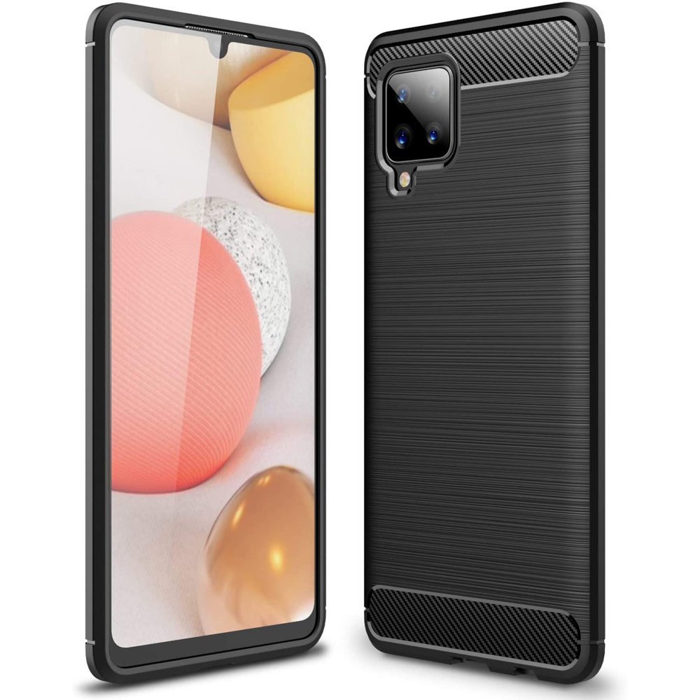 Hurtel Carbon Flexible TPU skal till Samsung Galaxy A42 5G - Svart