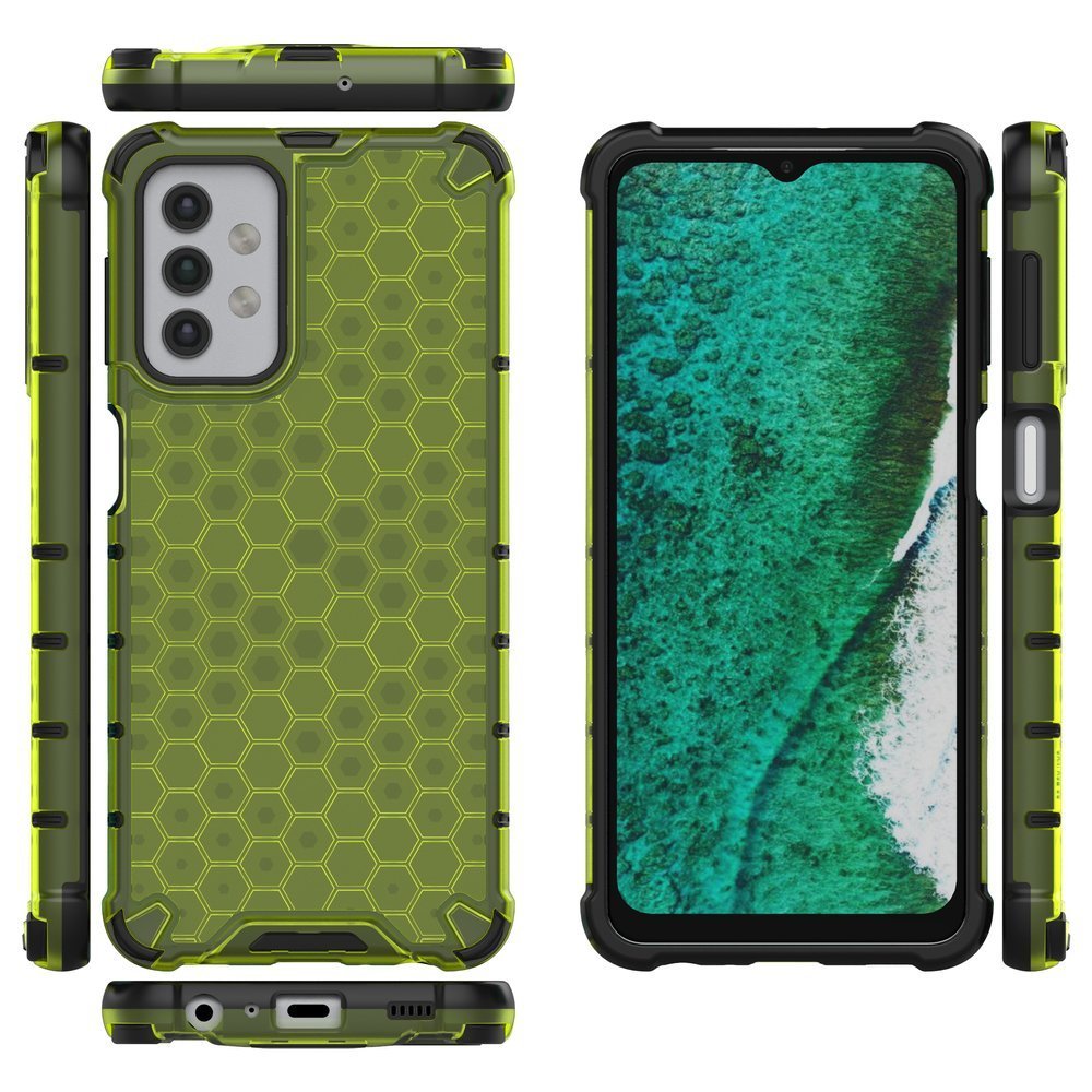OEM Honeycomb Armor Skal till Samsung Galaxy A32 5G - Grön