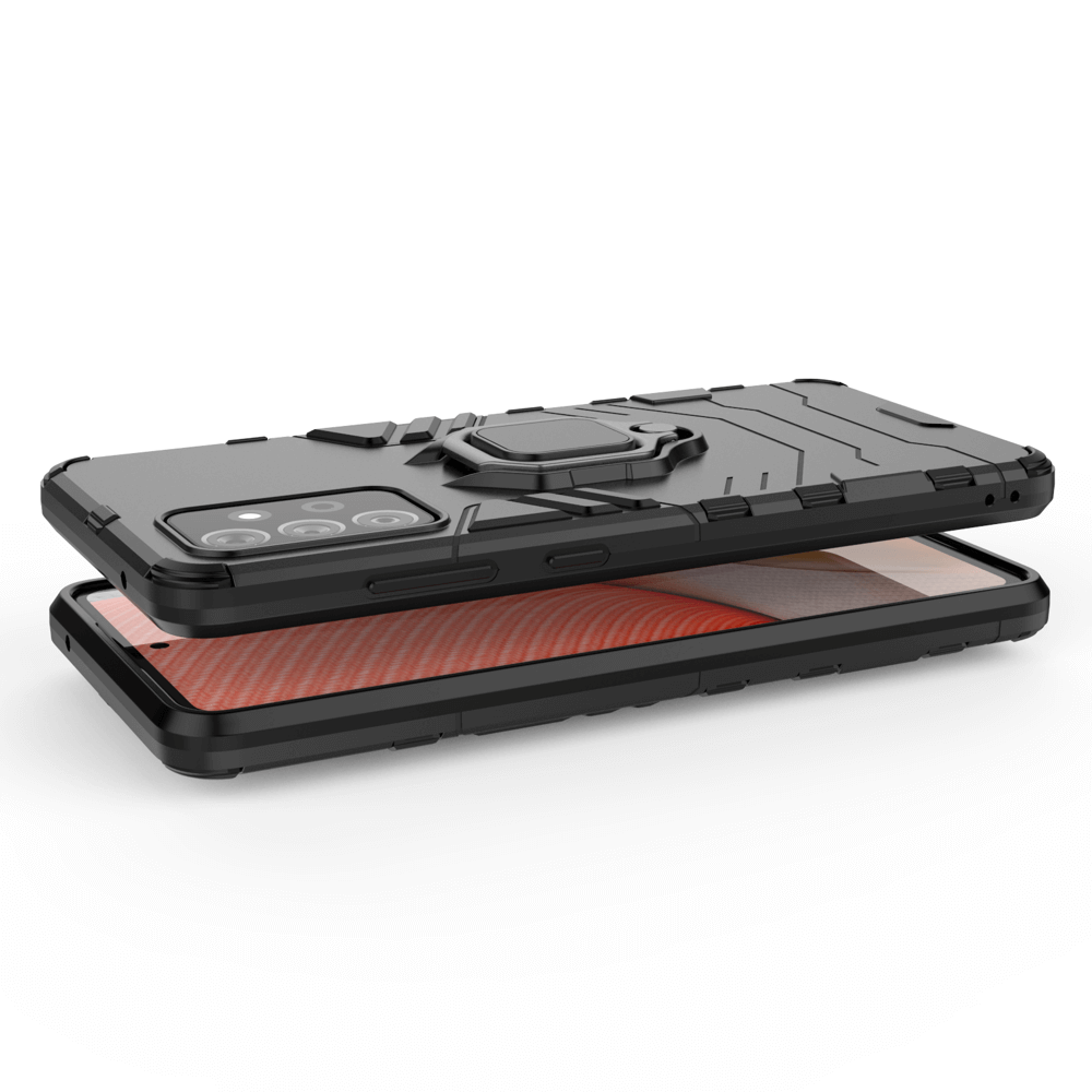 OEM Rugged Kickstand Skal till Samsung Galaxy A72 4G - Svart