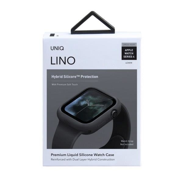 UNIQ UNIQ skal Lino Apple Watch Series 5/4 40MM czarny/ash - Svart