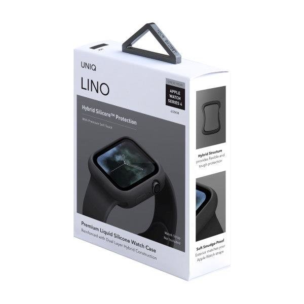 UNIQ UNIQ skal Lino Apple Watch Series 5/4 40MM czarny/ash - Svart