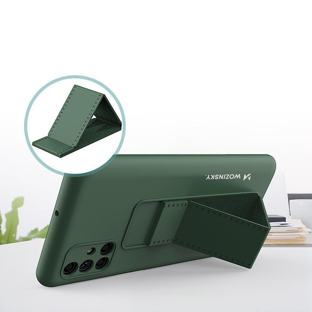 Wozinsky Wozinsky Kickstand SilikonSkal Samsung Galaxy M51 - Svart