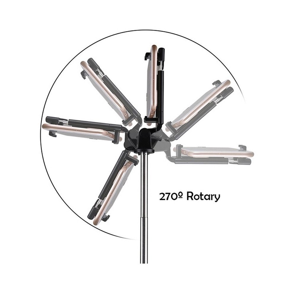 OEM Combo Bluetooth Selfiestick med Stativ - Svart