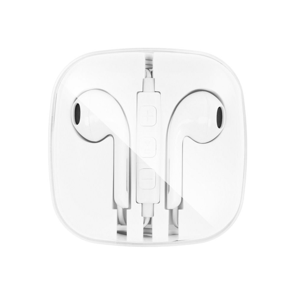 UTGATT HF Stereo till Apple iPhone Lightning 8-pin Vit