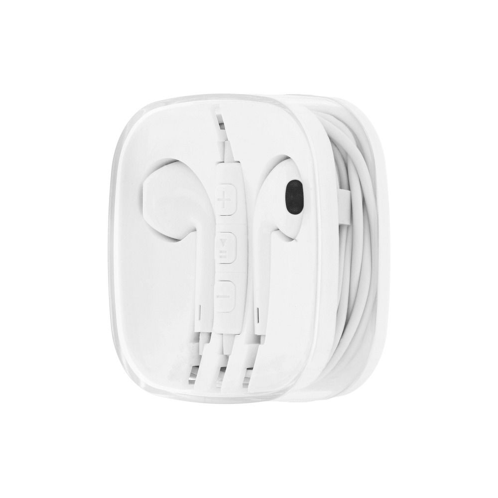UTGATT HF Stereo till Apple iPhone Lightning 8-pin Vit