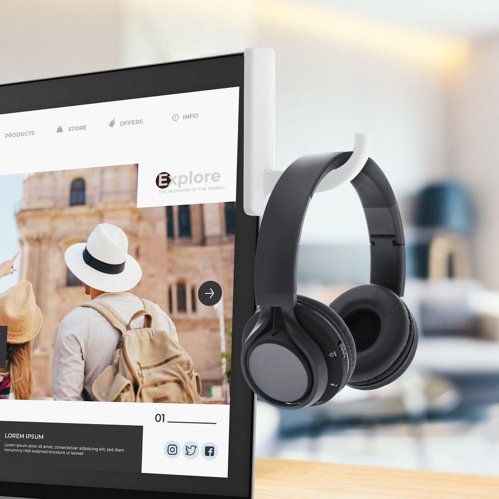 OEM Selfie Stick med stativfunktion Tripod Vit