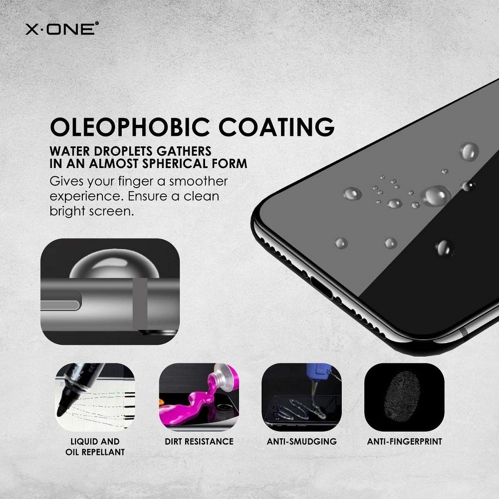 X-One X-ONE Full Cover matt Härdat Glas till iPhone 12 mini