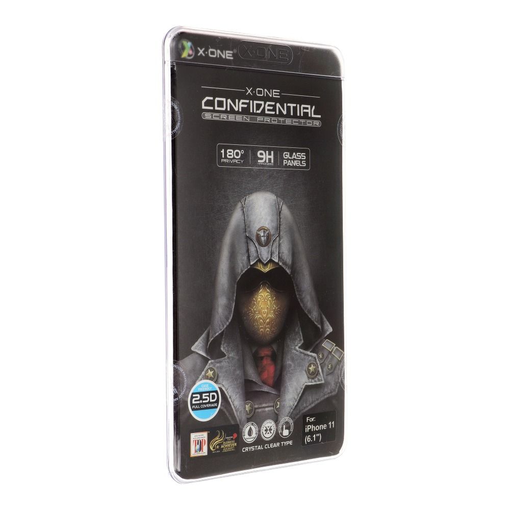 X-One X-ONE Full Cover Privacy Härdat Glas till iPhone 11