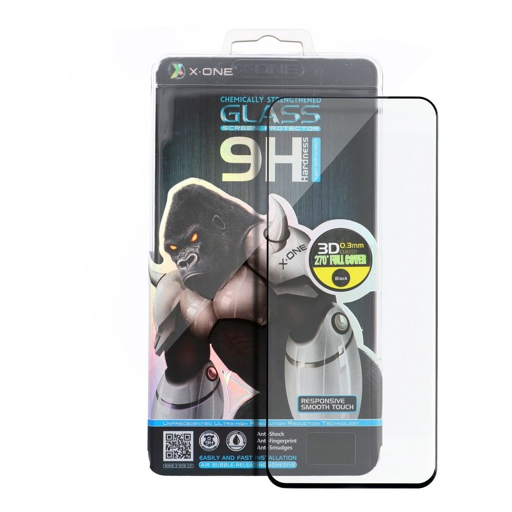 X-One X-ONE Härdat Glas till iPhone X/Xs 3D Full Cover Svart