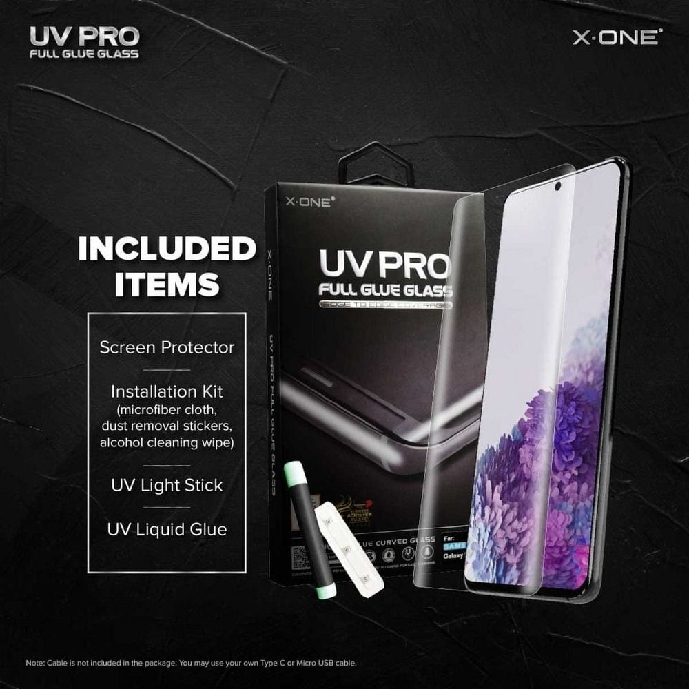 X-One X-ONE UV PRO Härdat Glas till Samsung Galaxy S9 (Case friendly)