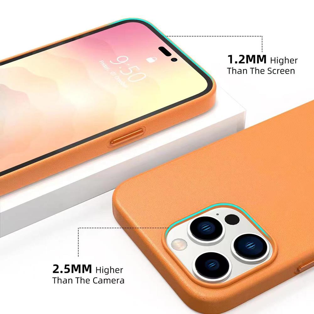 Boom of Sweden BOOM iPhone 14 Pro Magsafe Skal Äkta Läder - Lila