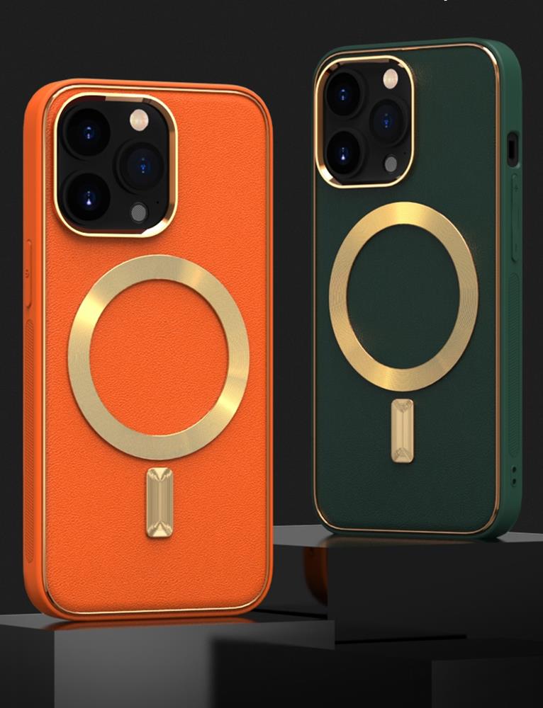 Boom of Sweden BOOM iPhone 14 Pro Magsafe Läderskal - Ljusblå