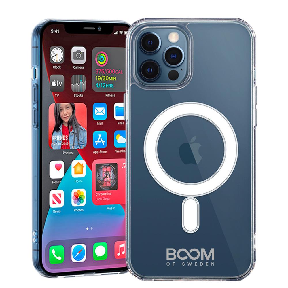 Boom of Sweden Boom - Magsafe Skal iPhone 12 Pro Max - Clear