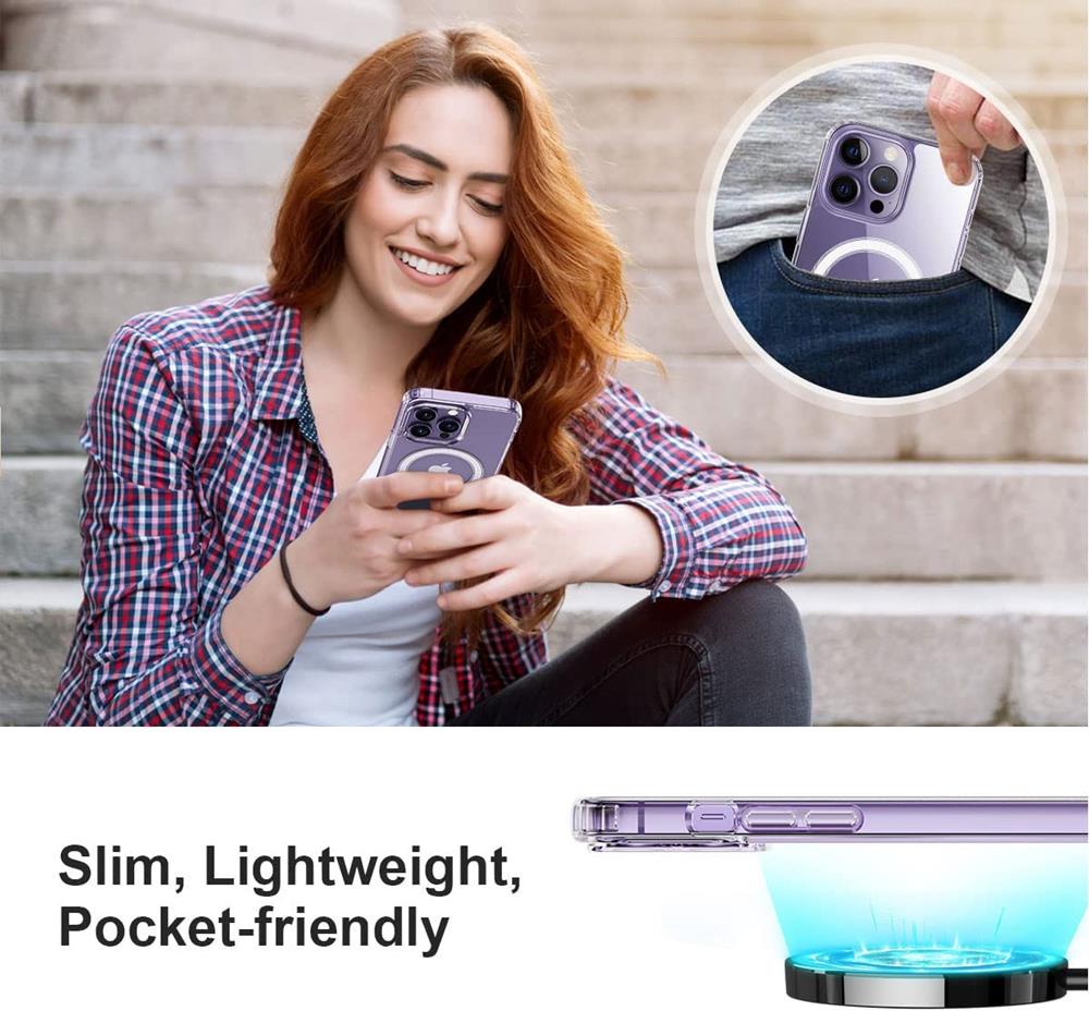 Boom of Sweden BOOM iPhone 14 Pro Max Skal Magsafe - Transparent