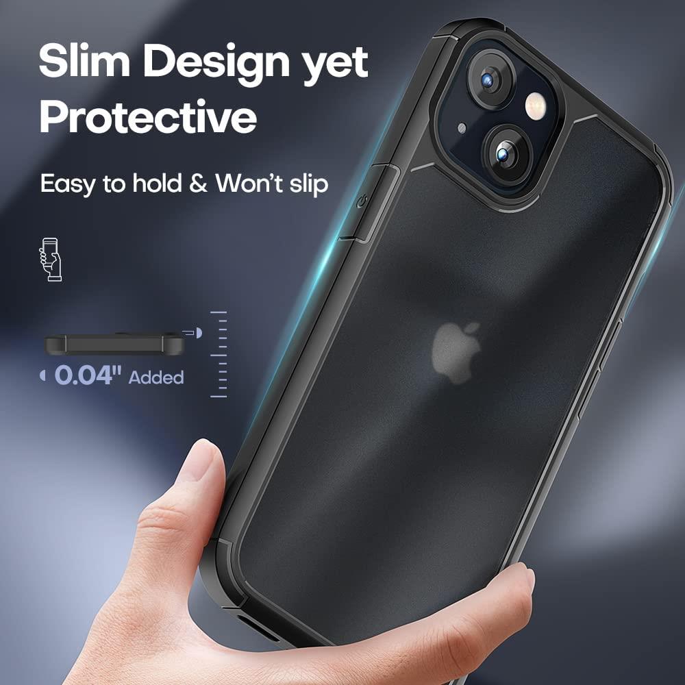 Boom of Sweden [6in1] BOOM iPhone 14 Plus Skal - Kameralinsskydd - Härdat Glas - MagSafe Ring