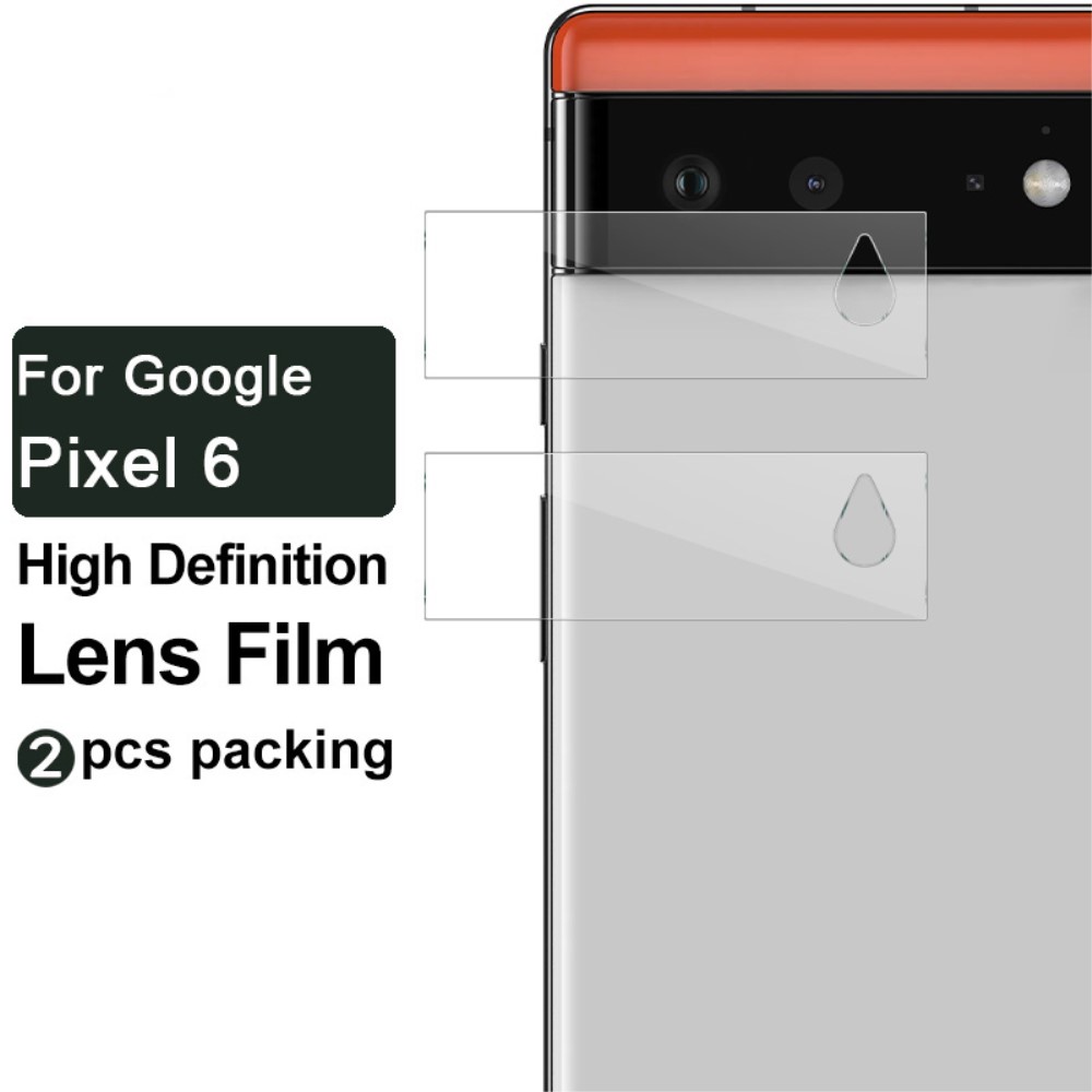 OEM [2-PACK] Kameralinsskydd i Härdat Glas Google Pixel 6