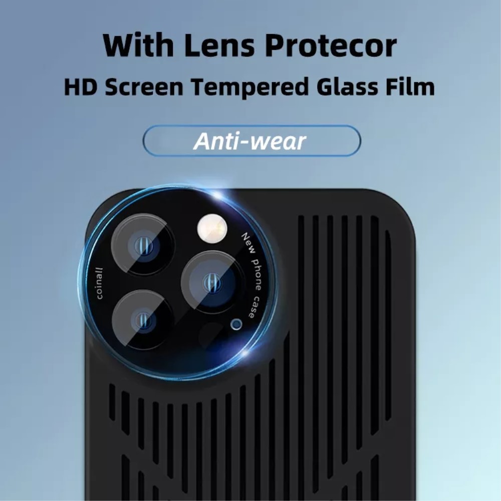 OEM iPhone 12 Pro Max Skal Graphene Heat Dissipation - Svart